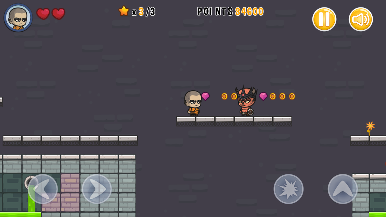 Brave Warriors Gameplay Screenshot.