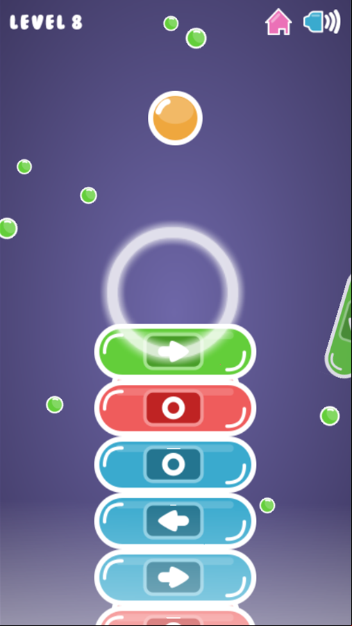 Bricks Master Game Green Bricks Screenshot.