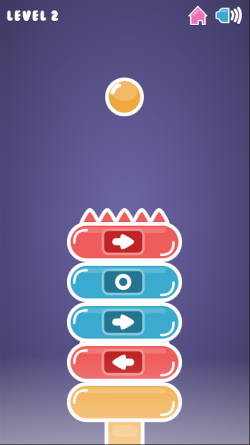 Bricks Master Game Red Brick Exposed Screenshot.