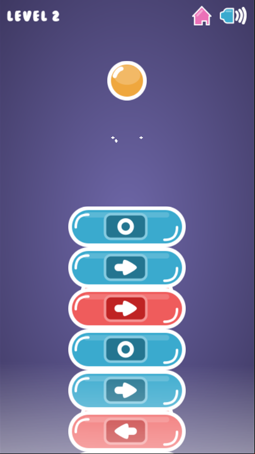Bricks Master Game Red Bricks Screenshot.