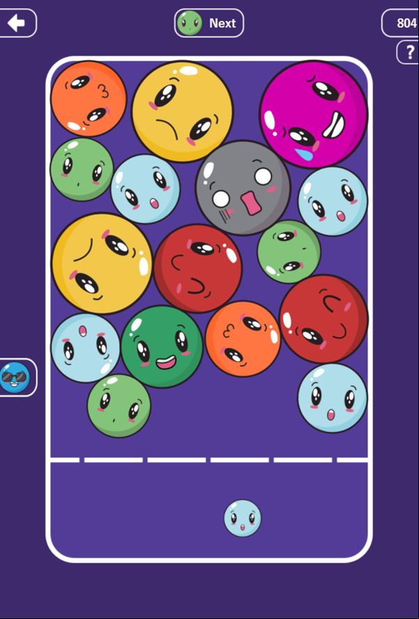 Bubble Merge Game Play Screenshot.