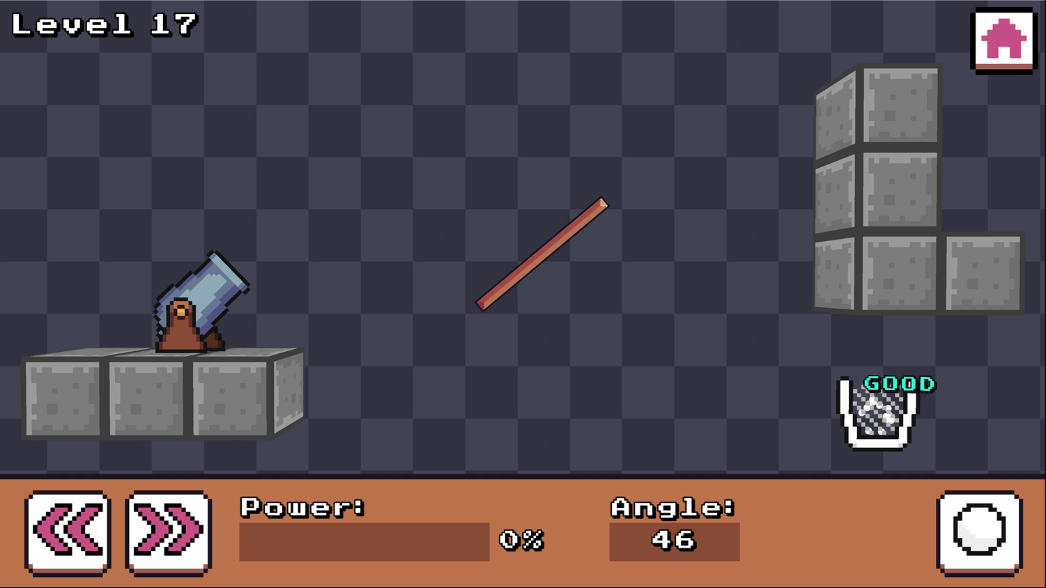 Cannon Minimal 3D Game Screenshot.