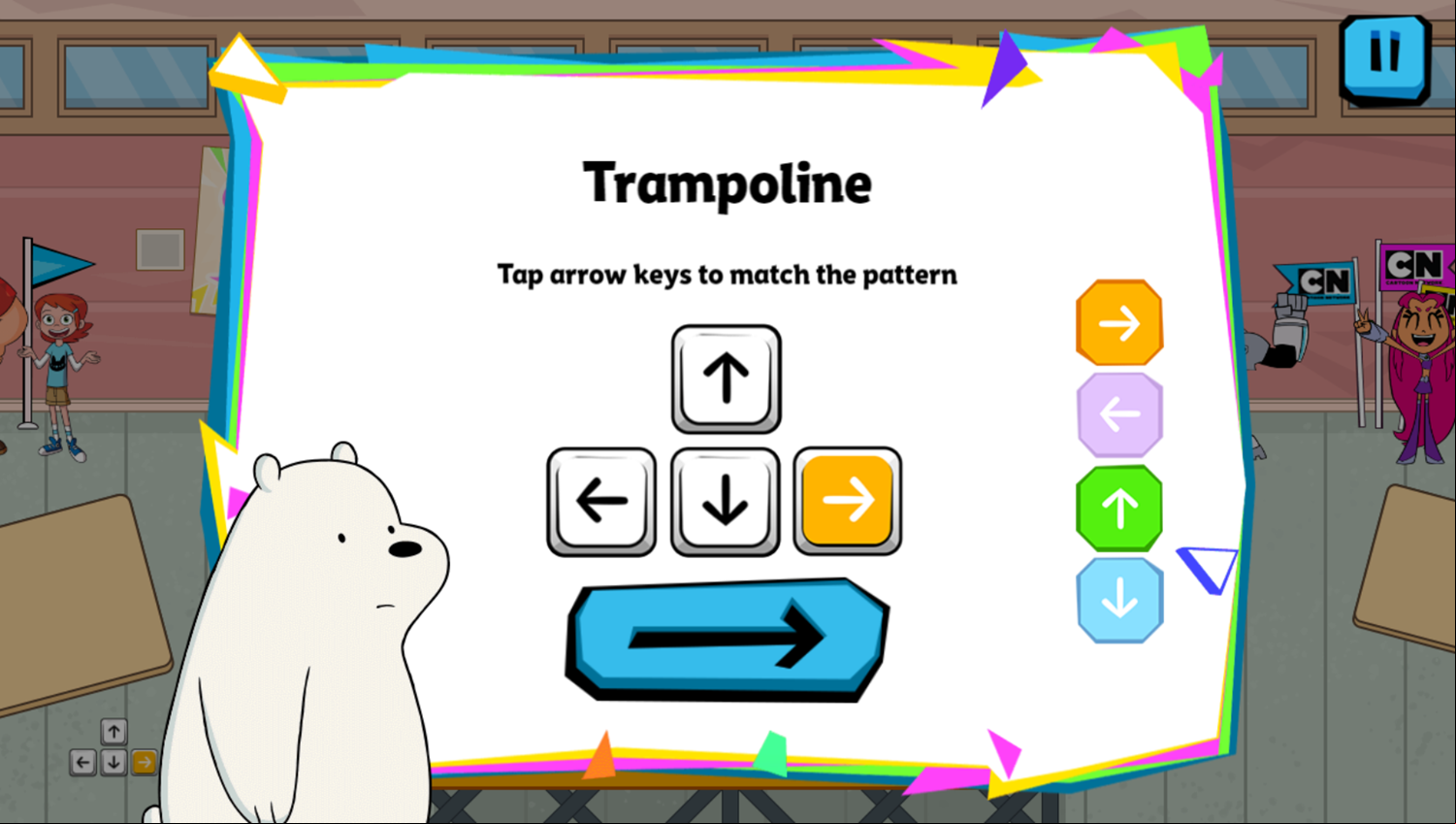 Cartoon Network Summer Games Trampoline How To Play Screenshot.