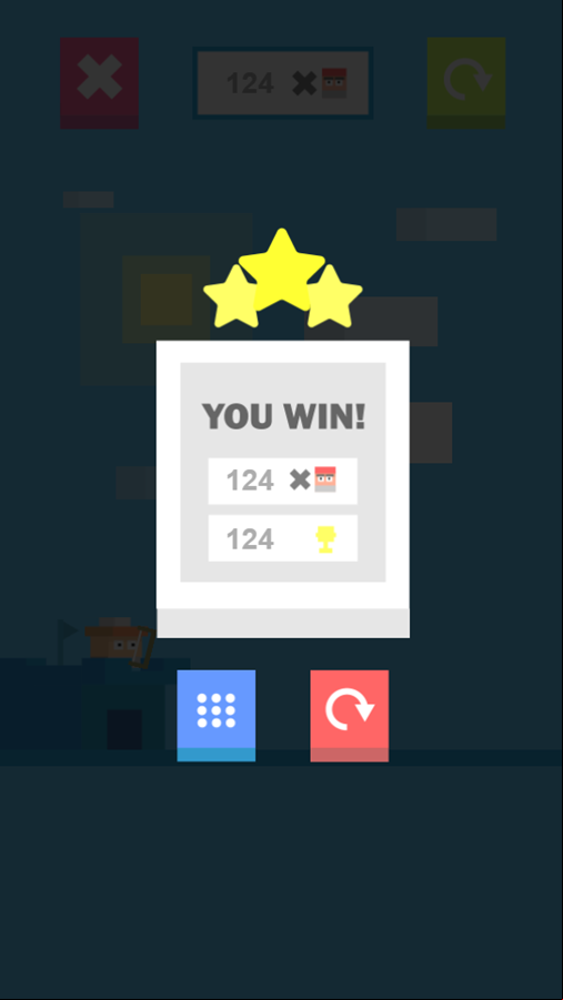 Castle Attack Game Score Screenshot.