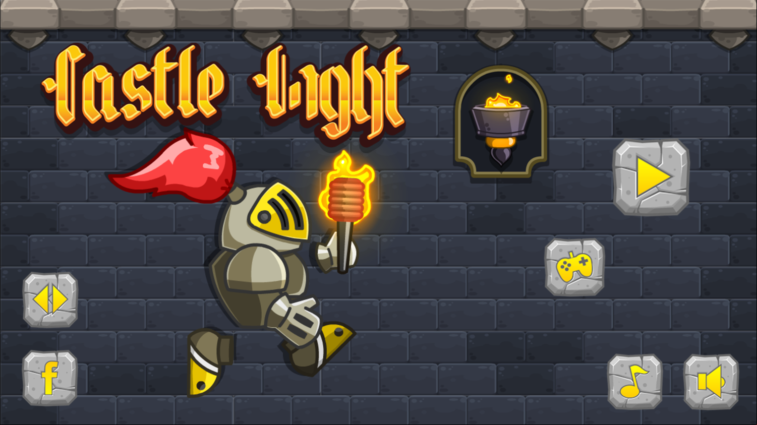 Castle Light Welcome Screen Screenshot.