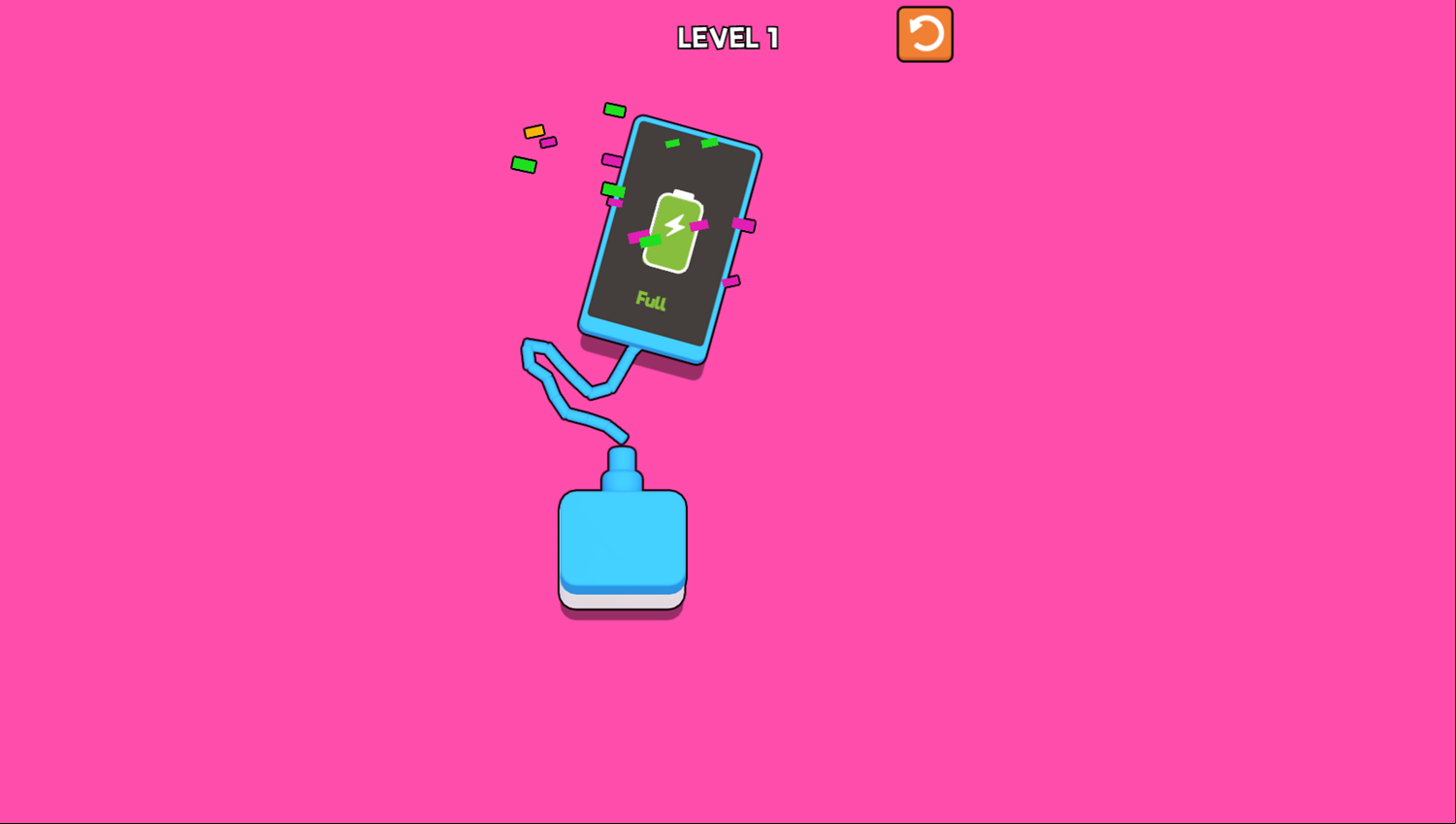 Charge It Game Level Play Screenshot.