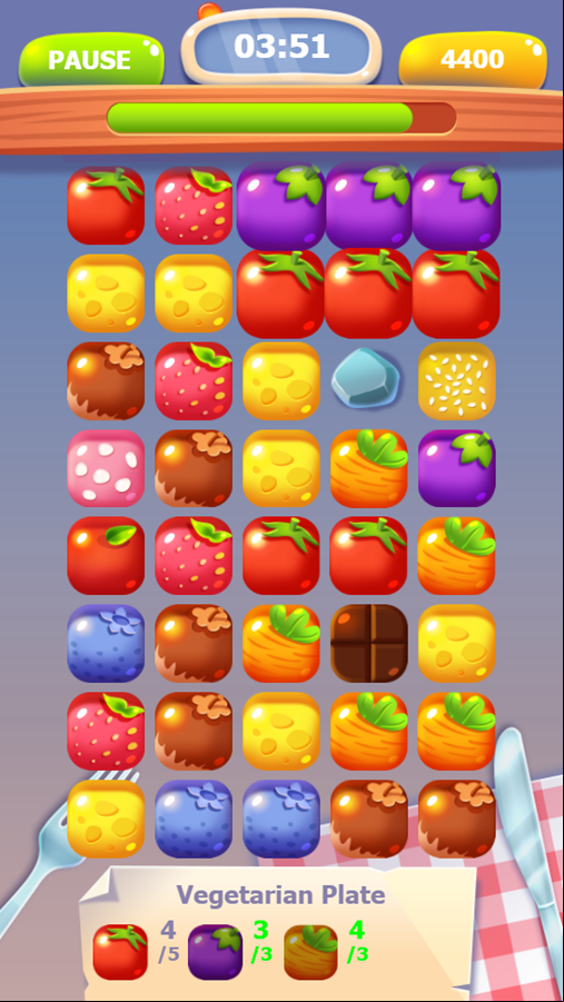 Chef's Experiments Game Play Screenshot.