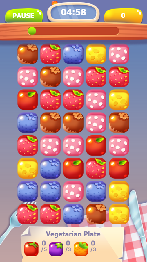 Chef's Experiments Game Start Screenshot.