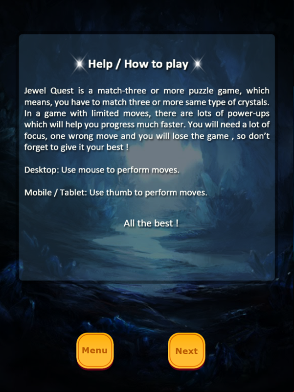Chhota Bheem and Jewel Quest Game How To Play Screenshot.