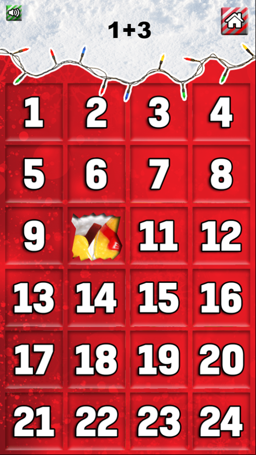 Chickmas Countdown Game Level Start Screenshot.