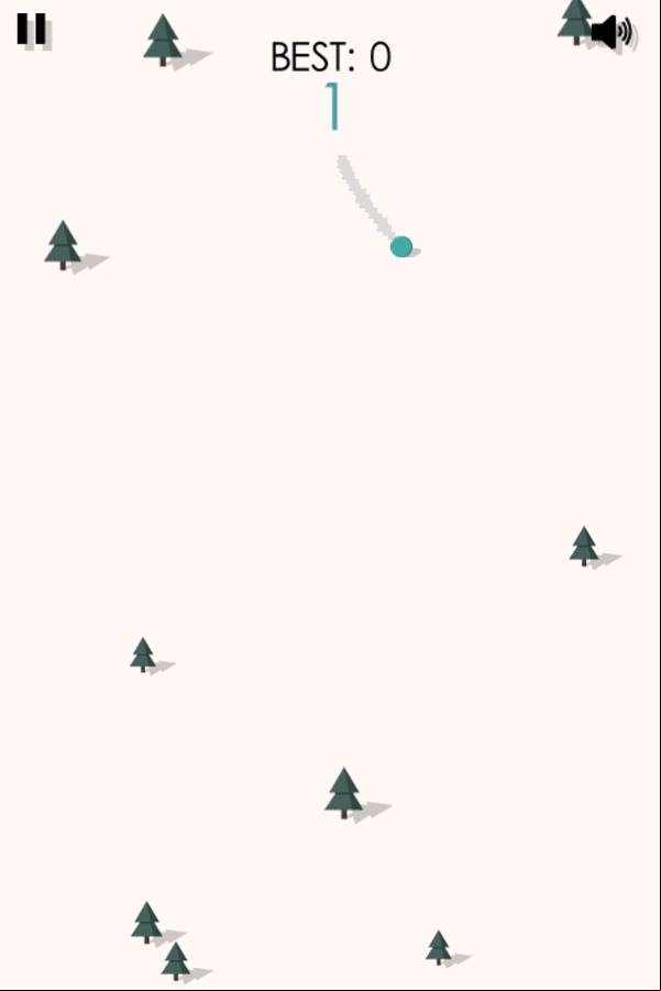 Chilly Snow Ball Game Start Screenshot.