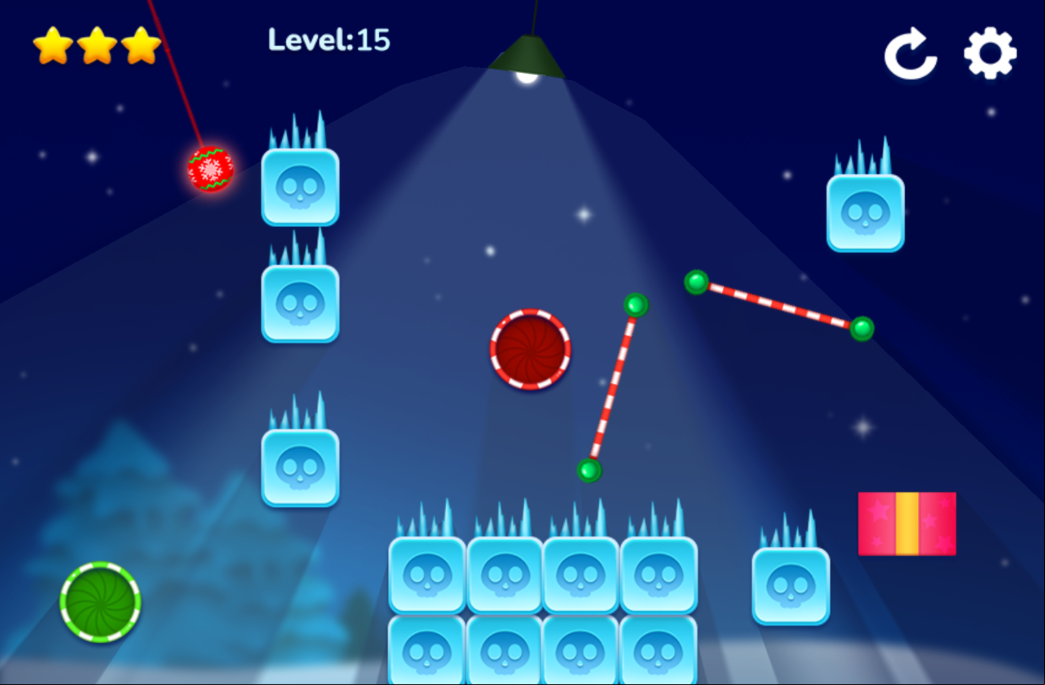 Christmas Gift Packing Game Level Challenge Screenshot.