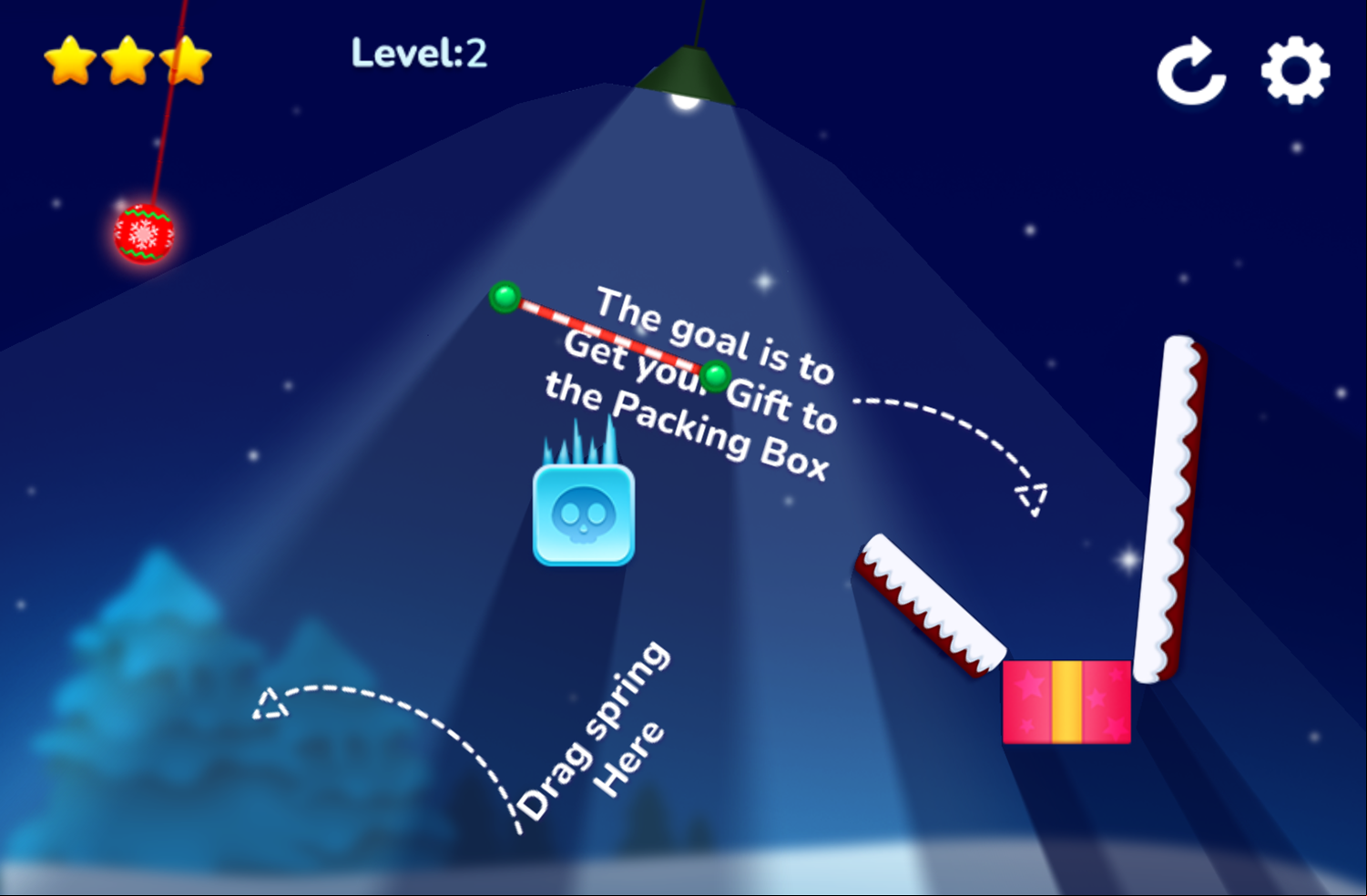 Christmas Gift Packing Game Next Level Screenshot.
