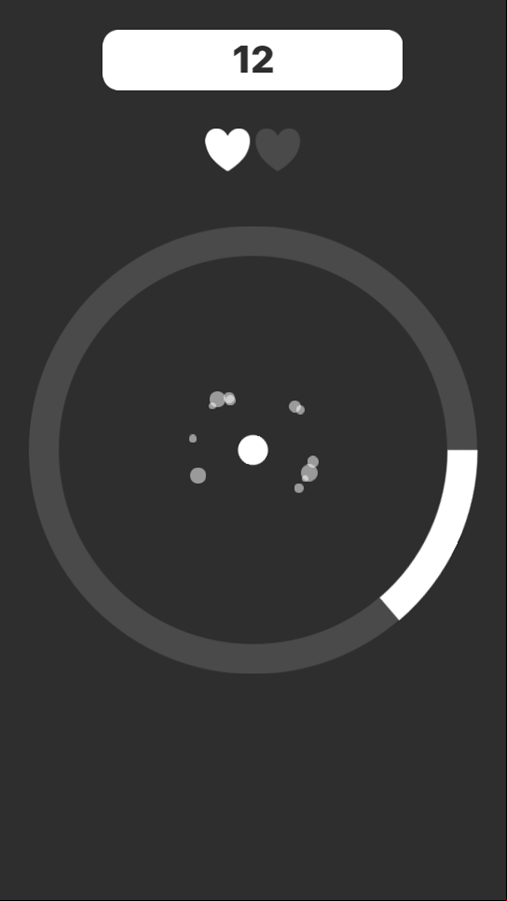 Circle Pong Game Use Life Screenshot.