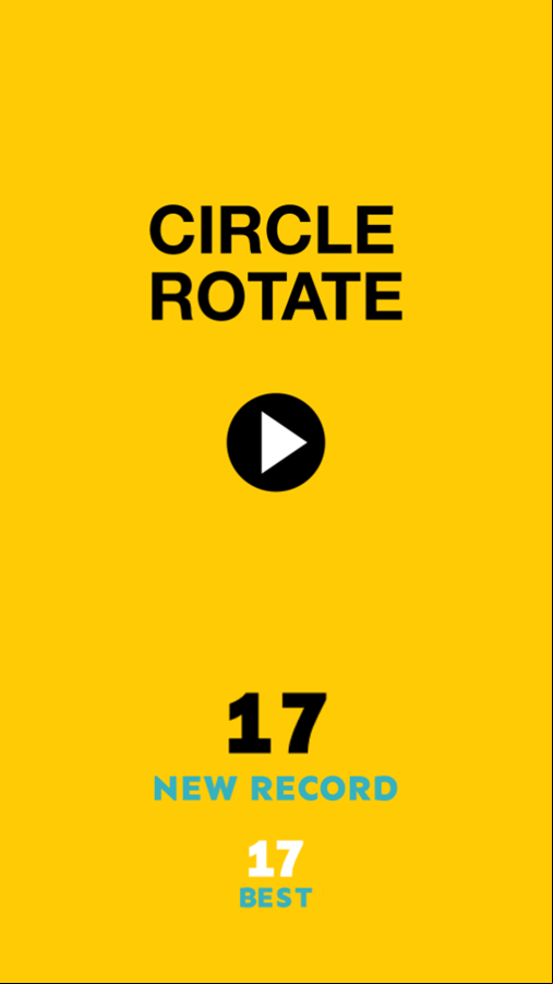Circle Rotate Game Score Screenshot.