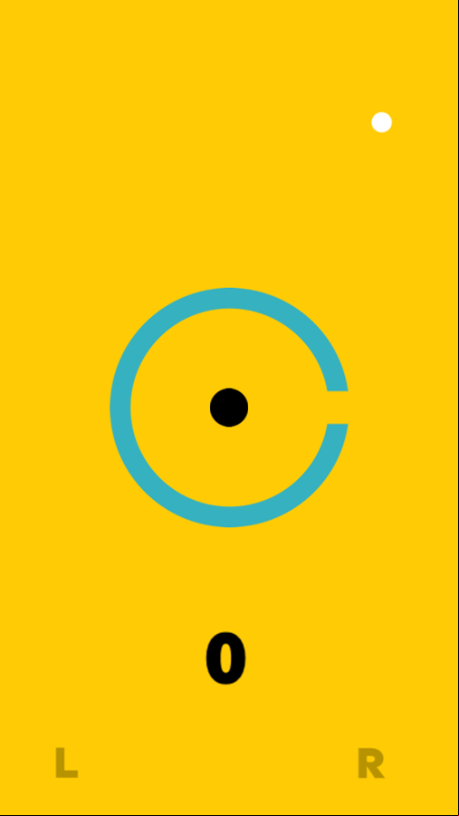 Circle Rotate Game Start Screenshot.