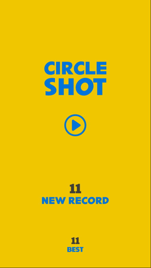 Circle Shot Game Score Screenshot.