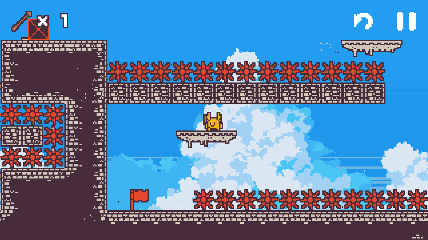 Climbable Arrow Game Horizontal Moving Floors Screenshot.
