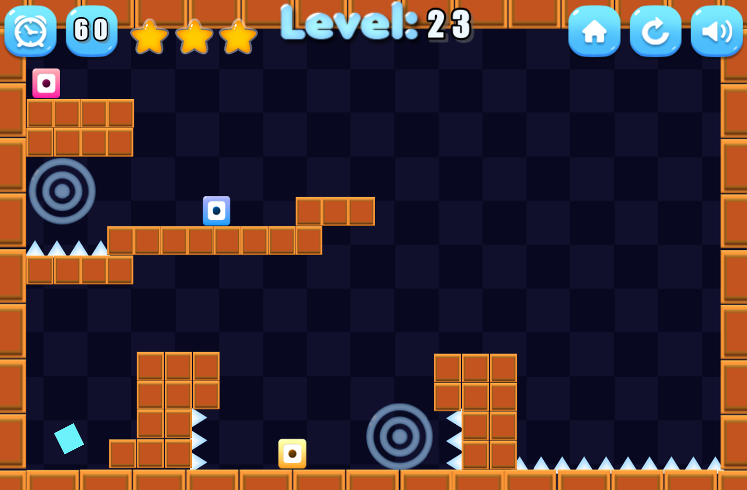 Clone Jumping Game Level Challenge Screenshot.