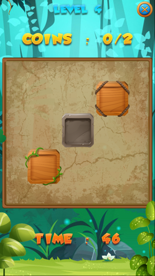 Coins Finder Game Level Progress Screenshot.