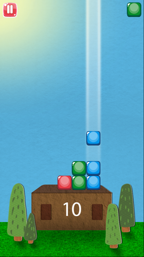 Color Block Game Play Screenshot.