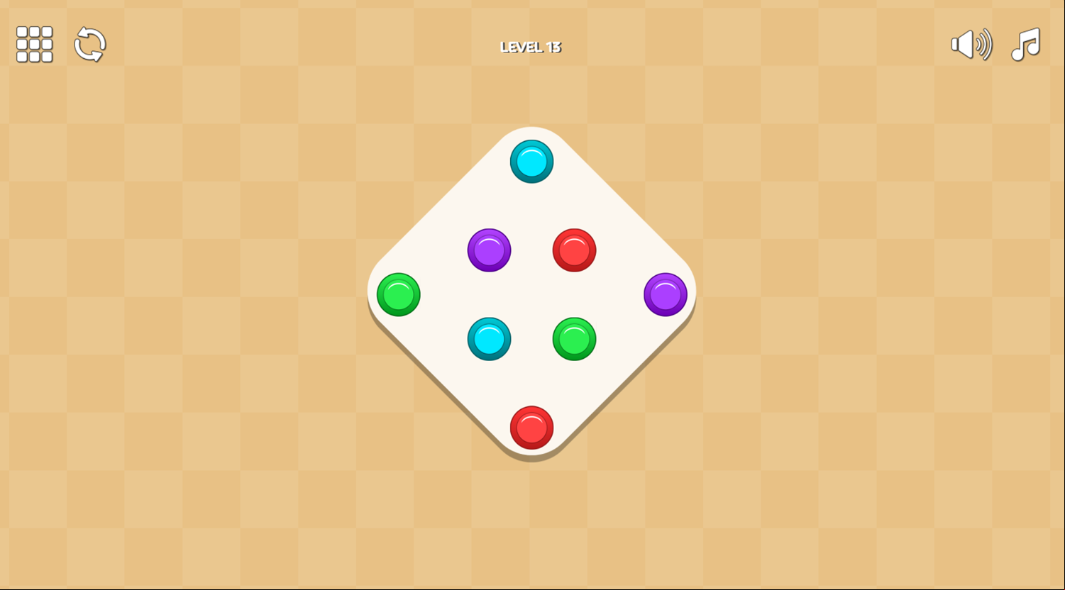 Color Connect 2 Game Next Level Screenshot.
