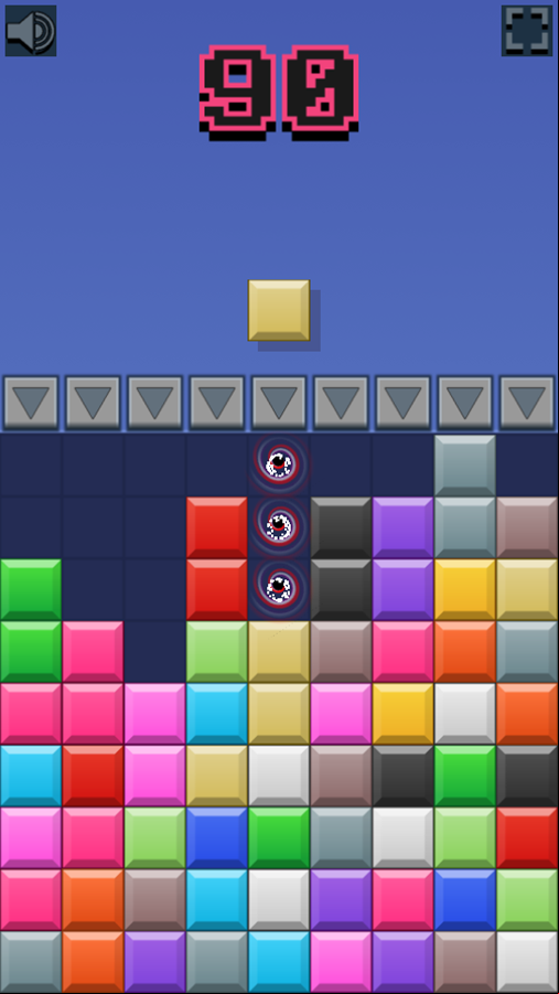 Color Match 3 Game Challenge Screenshot.