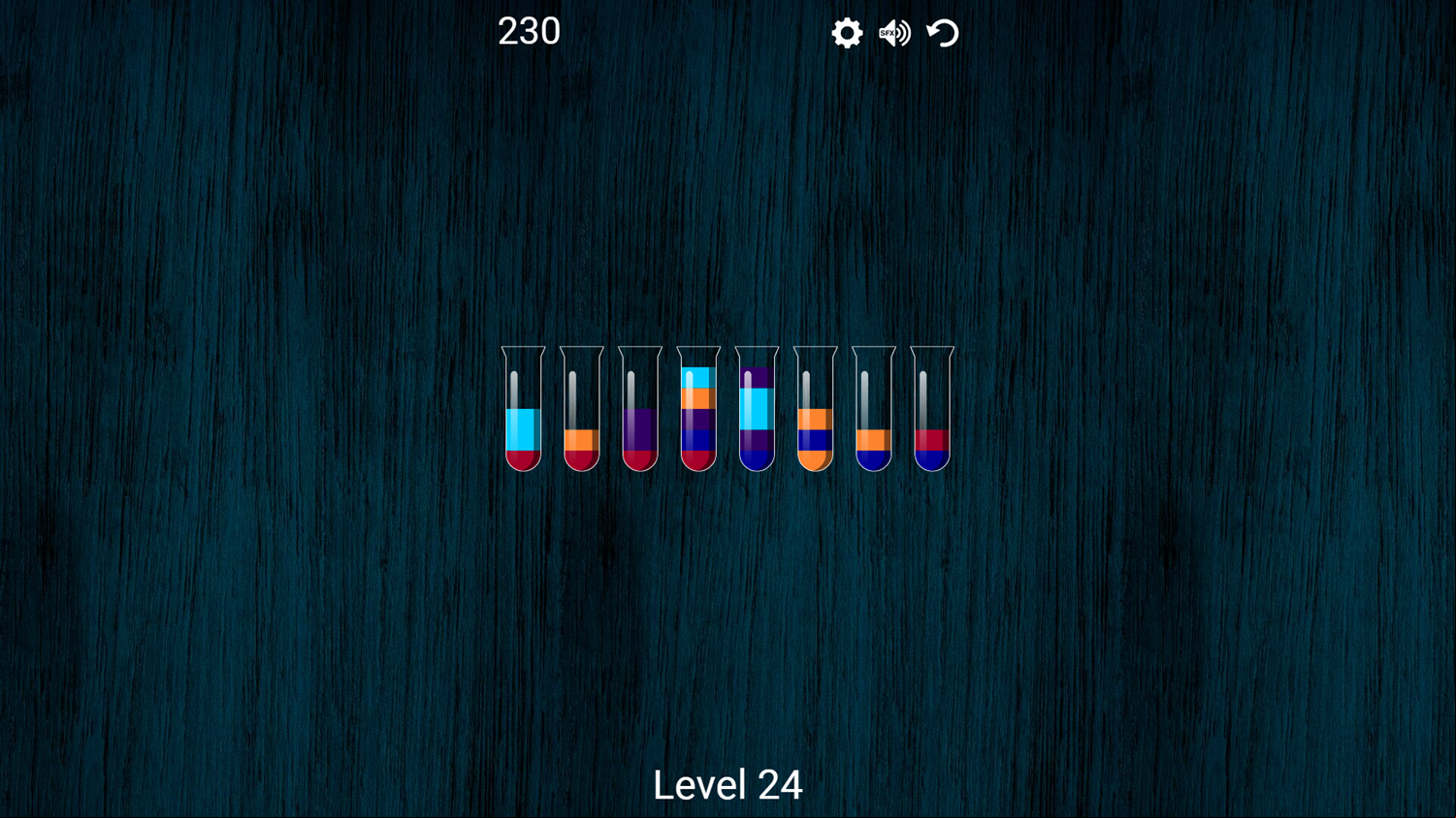 Color Tubes Game Level Challenge Screenshot.