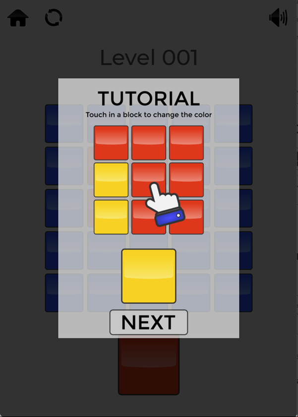 Colors Domination Game Tutorial Painting Screen Screenshot.