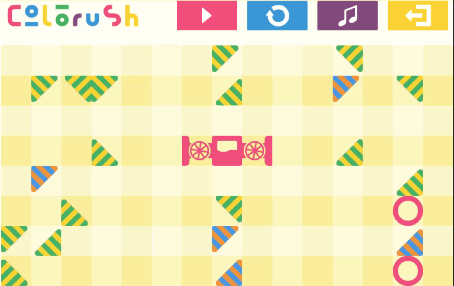 Colorush Game Level 12 Screenshot.