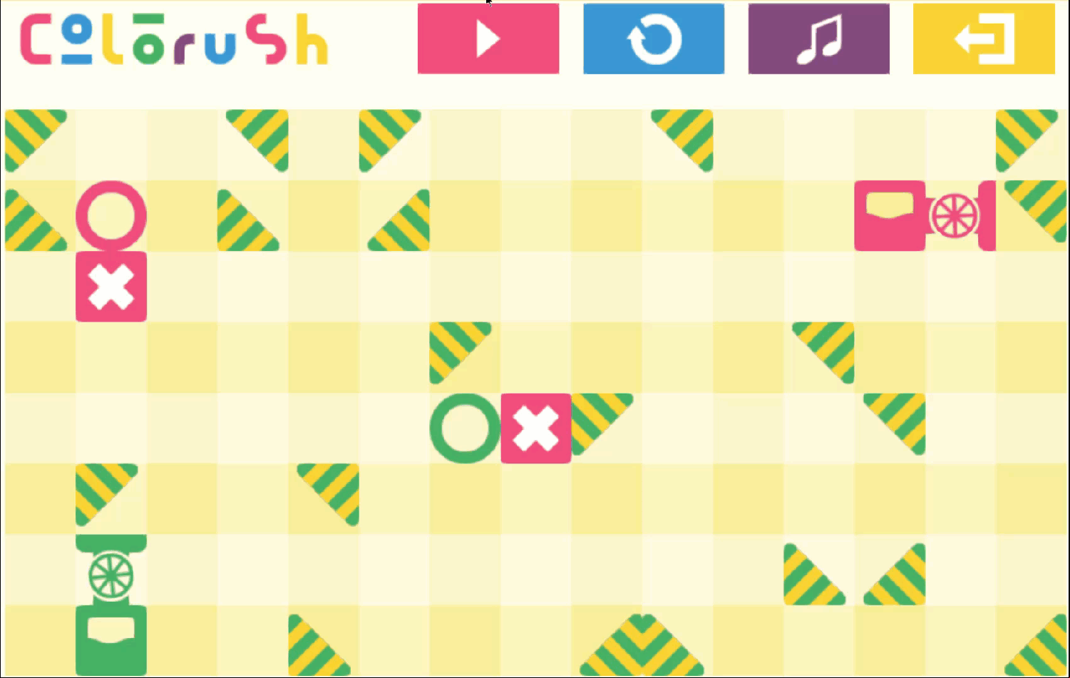 Colorush Game Level 9 Screenshot.