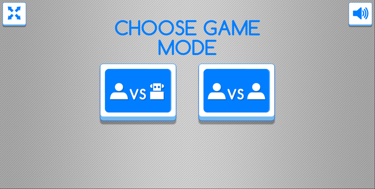 Connect 4 Choose Game Mode Screenshot.