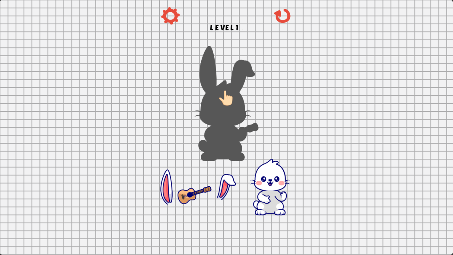 Connect Image Puzzle Game Level Start Screenshot.