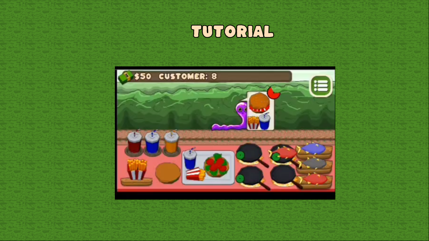 Cooking Truck Restaurant Game Tutorial Screenshot.