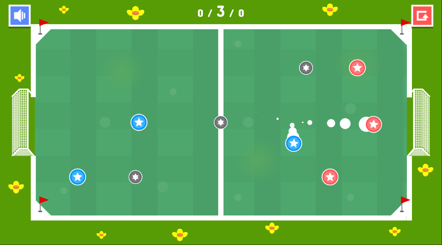 Correct Football Game Play Screenshot.