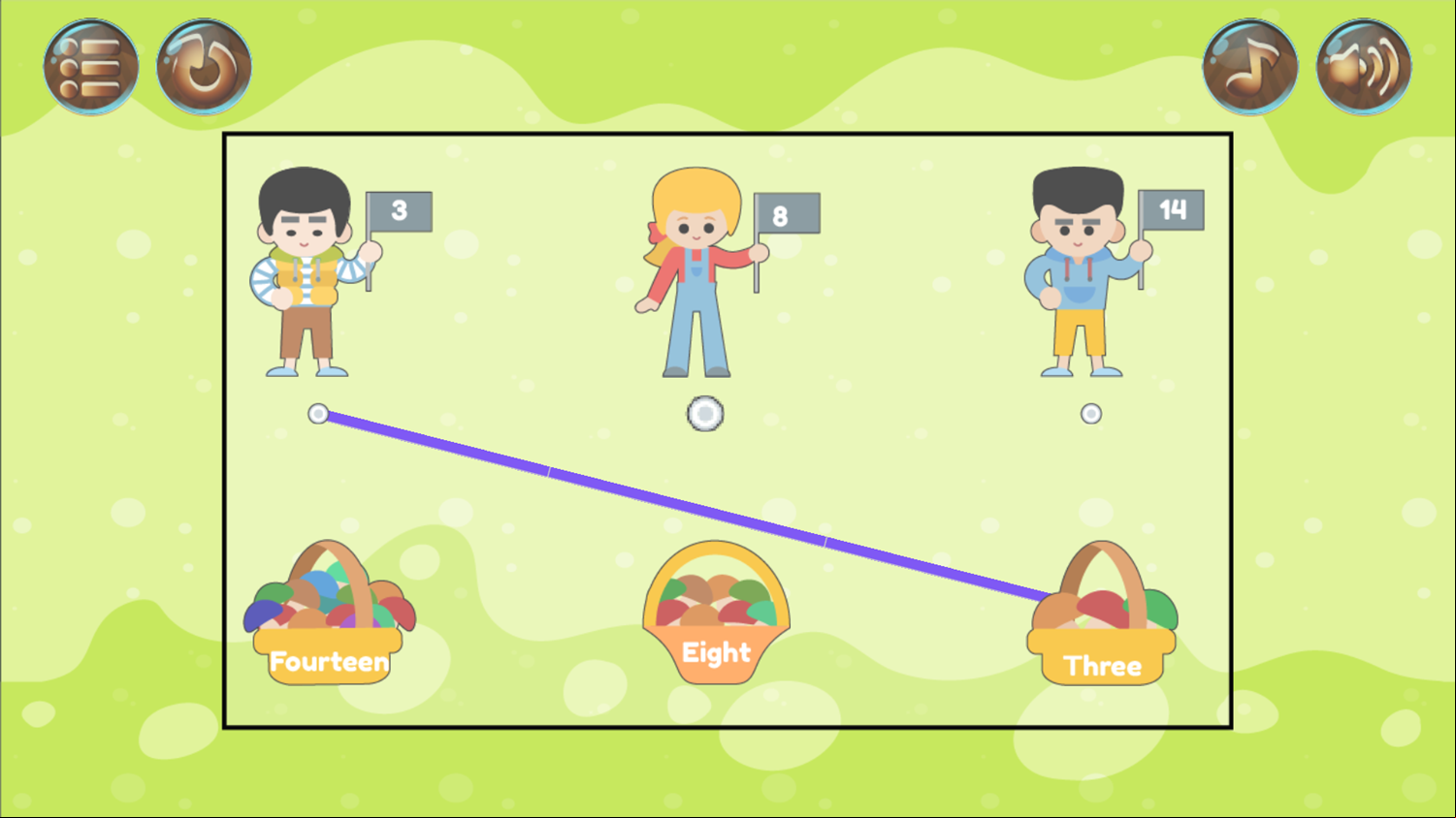 Count Twenty Game Level Play Screenshot.