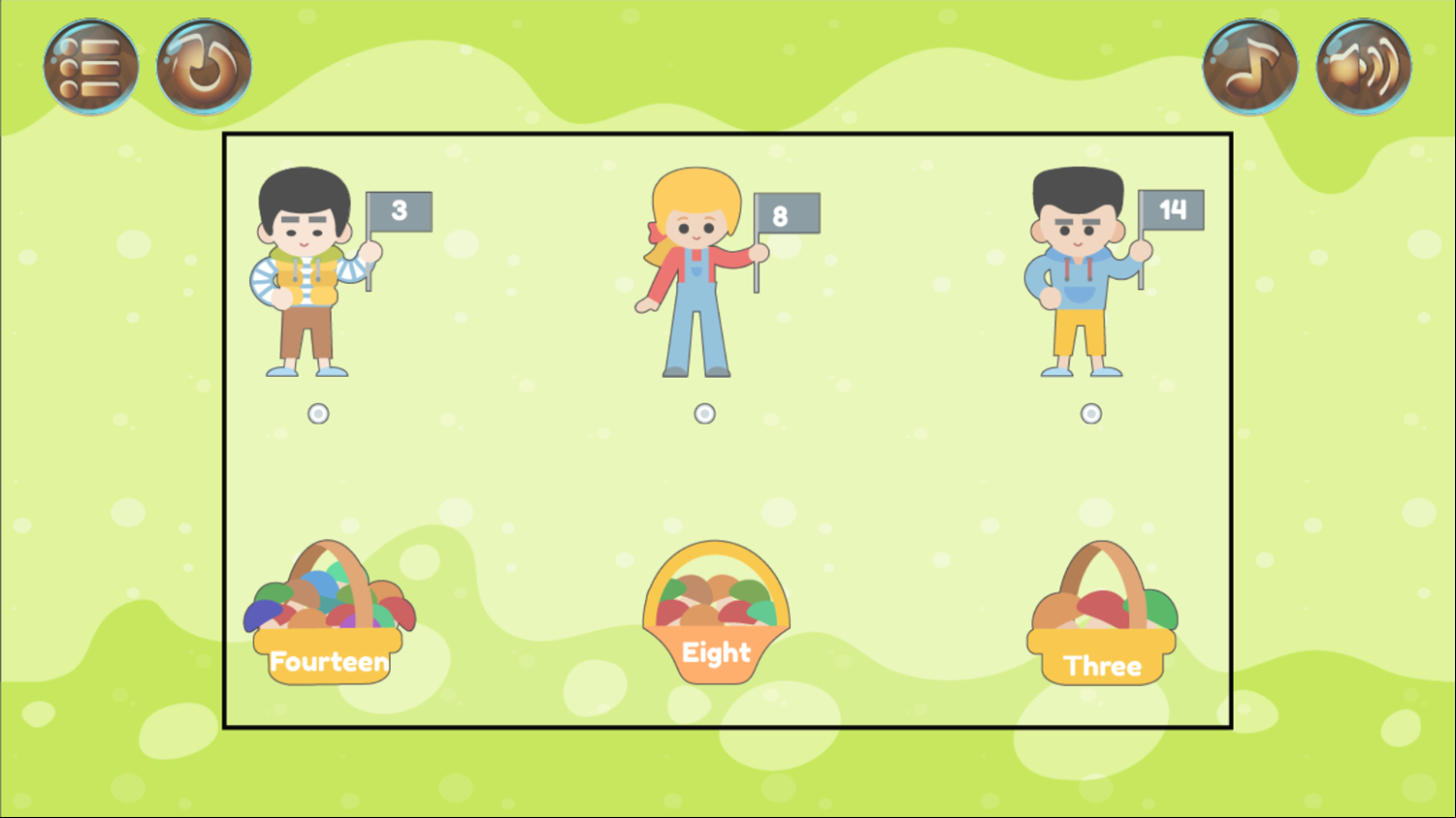 Count Twenty Game Level Start Screenshot.