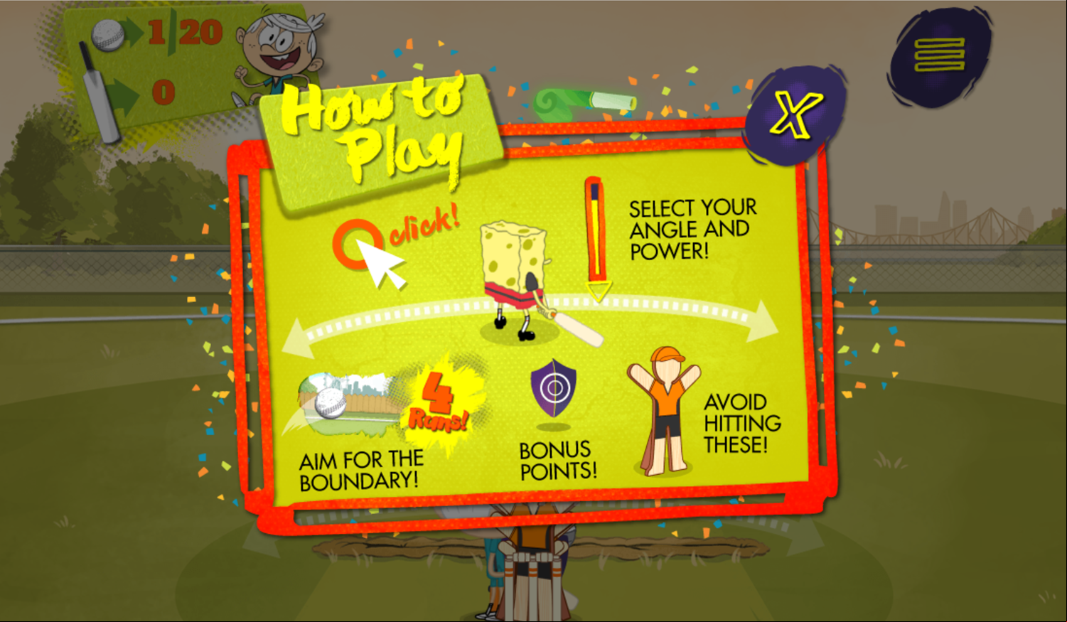 Crash the Bash Fully6 Game How to Play Screen Screenshot.