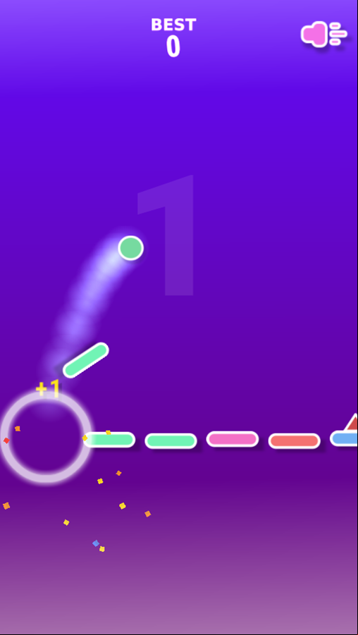 Crazy Bouncing Game Start Screenshot.