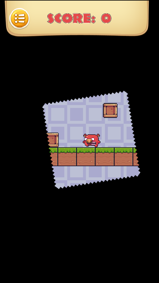 Crazy Pig Game Start Screenshot.