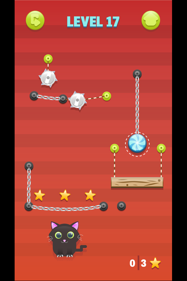 Cut for Cats Game Screenshot.