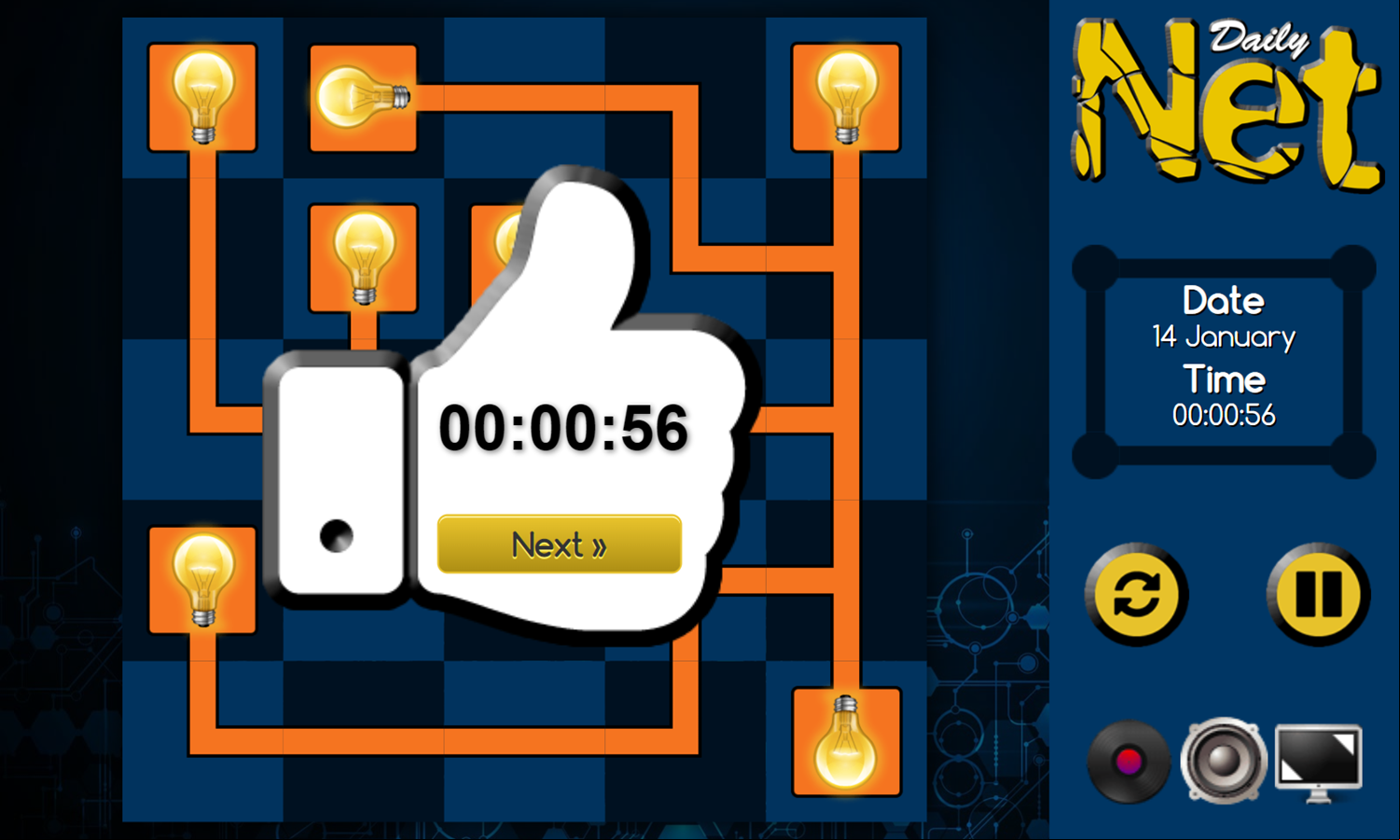 Daily Net Game Complete Screenshot.