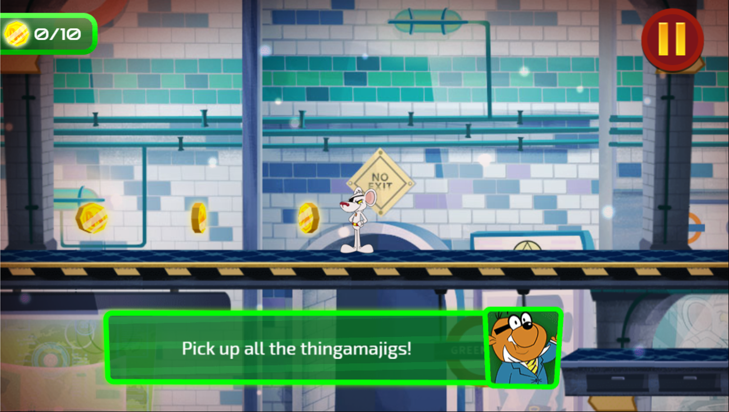 Danger Mouse Game Screenshot.