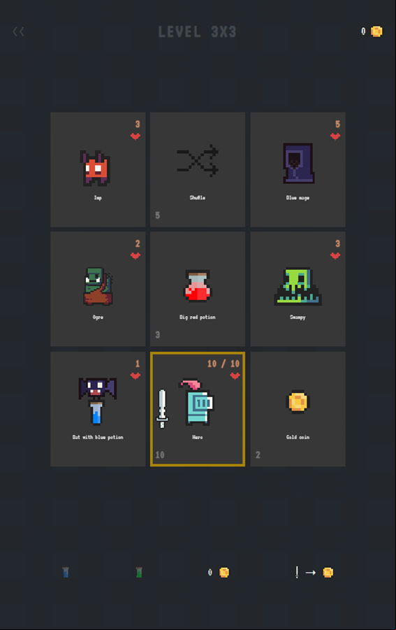 Dangerous Knight Game Start Screenshot.