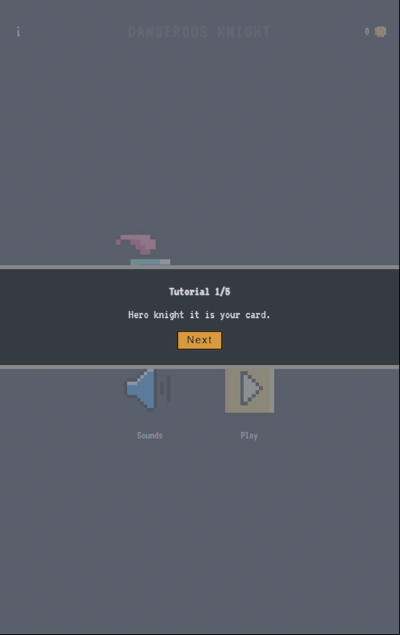 Dangerous Knight Game How To Play Screenshot.