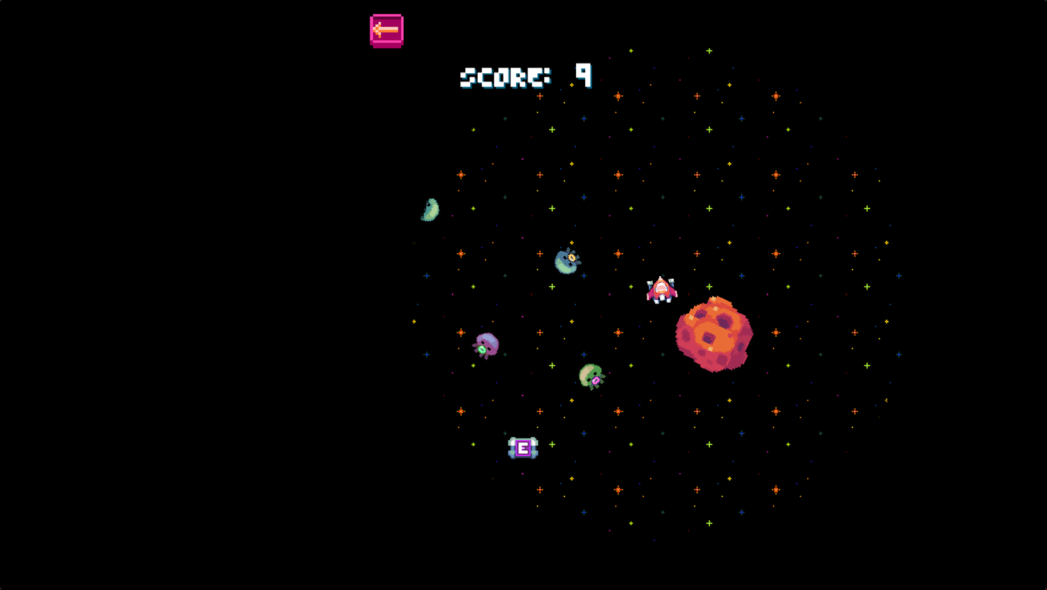 Dark Space Game Play Screenshot.