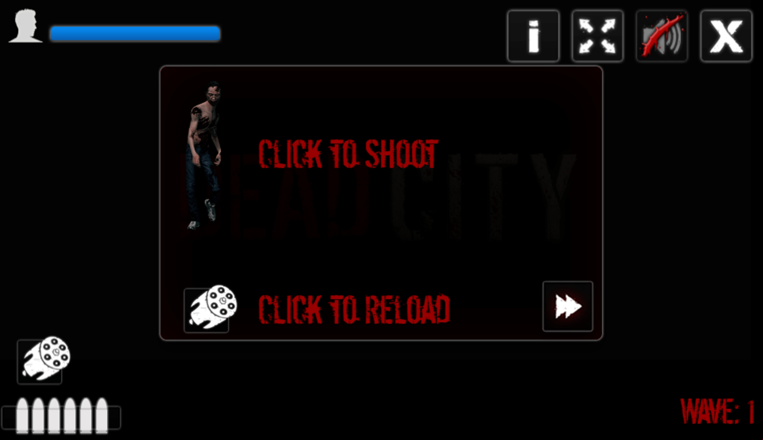 Dead City Game How To Play Screenshot.