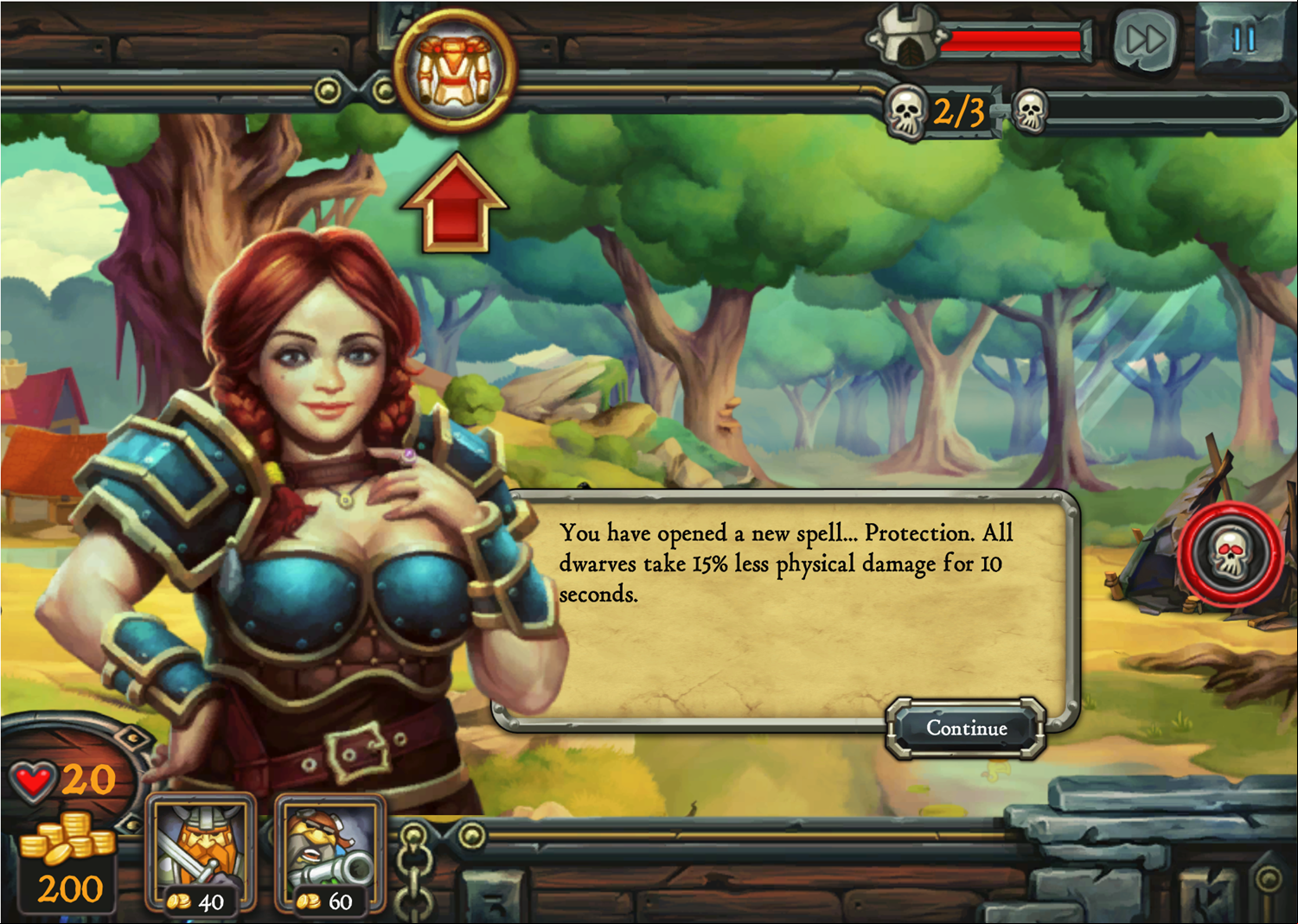 Defentures Game New Spell Screenshot.
