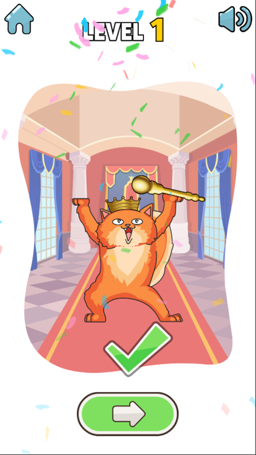 Delete Story Game Level Complete Screenshot.