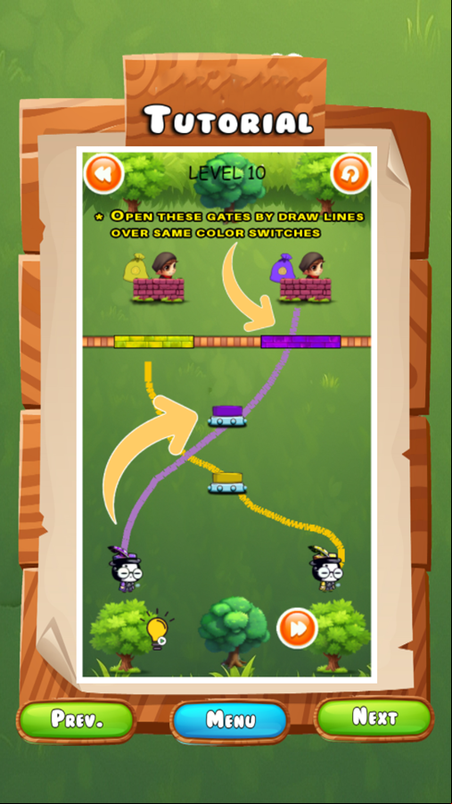 Detective and the Thief Game How To Play Screenshot.